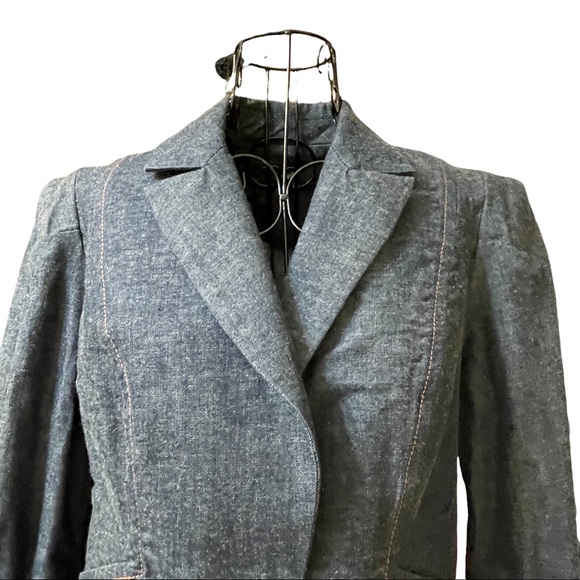 Sold on another site! Daryl K Cropped Jean Jacket Medium - Picture 7 of 9